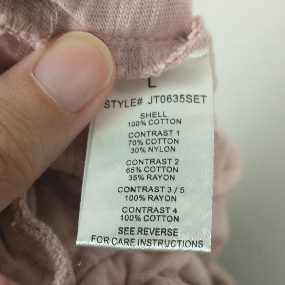 Oli & Hali The Anna Shorts Large Pink Patchwork Star High Rise - Picture 10 of 11